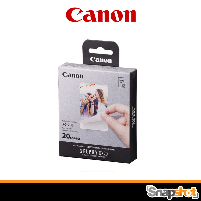 หมึก/กระดาษ Canon XC20L XC20L สําหรับเครื่องพิมพ์ภาพ SELPHY QX20