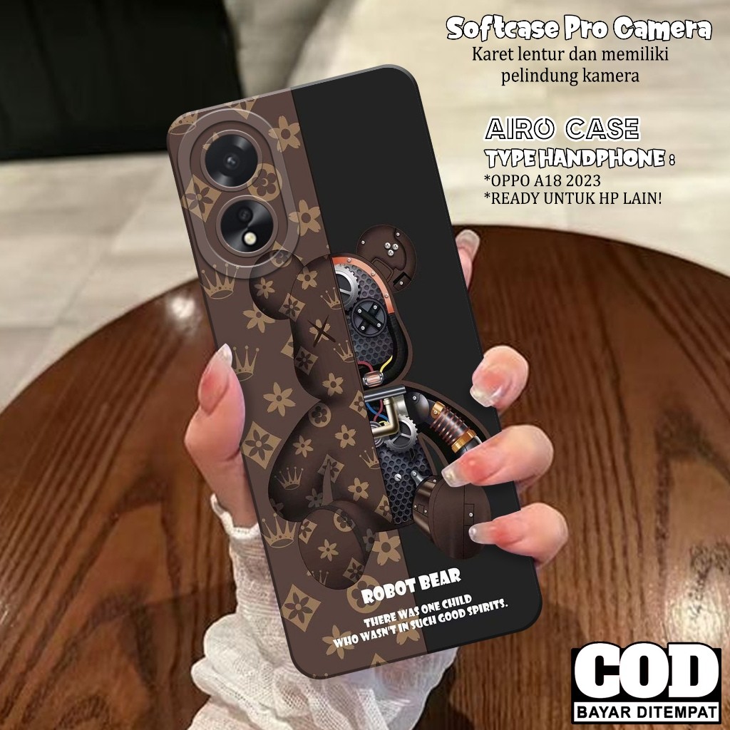 HP เคส Oppo A18 ใหม่ล่าสุด 2023 - เคส Oppo A18 Softcase - เคส AIRO - เคส Oppo A18 - เคส Oppo A18 - เ
