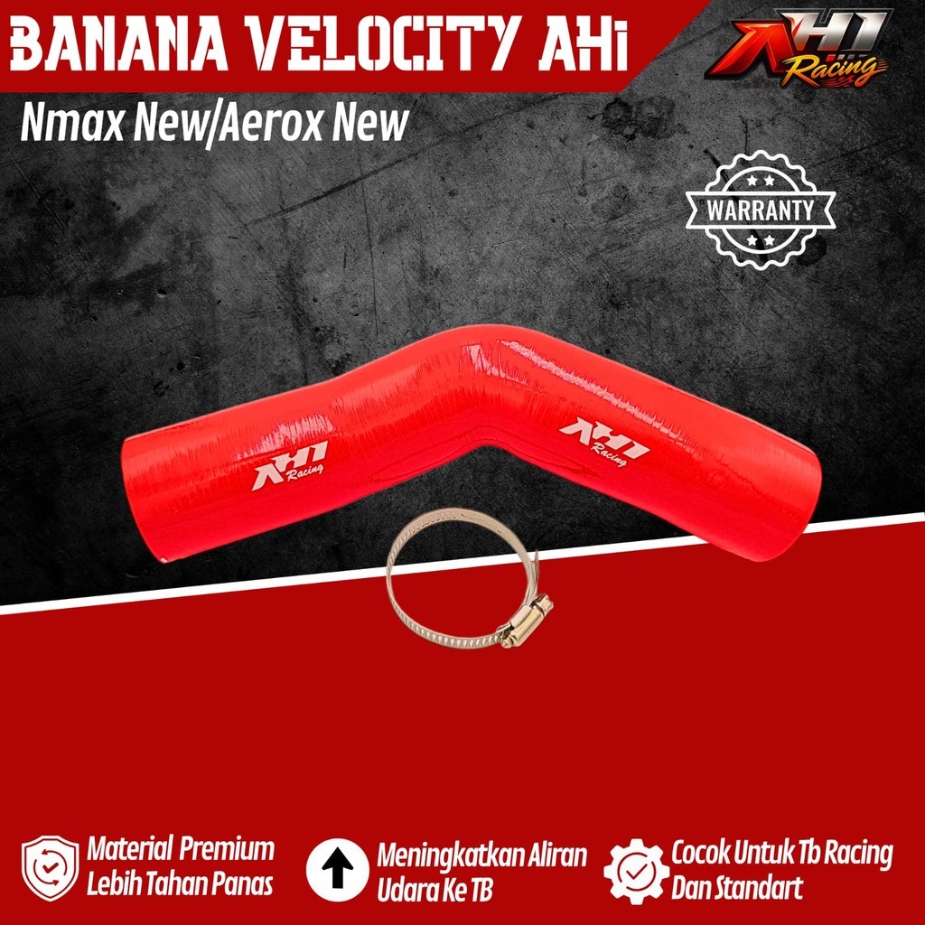 VELOCITY BANANA RUBBER NEW NMAX 155 NEW AEROX 2020 UP 155 AH1 RACING สําหรับ TB THROTTLE BODY RACING