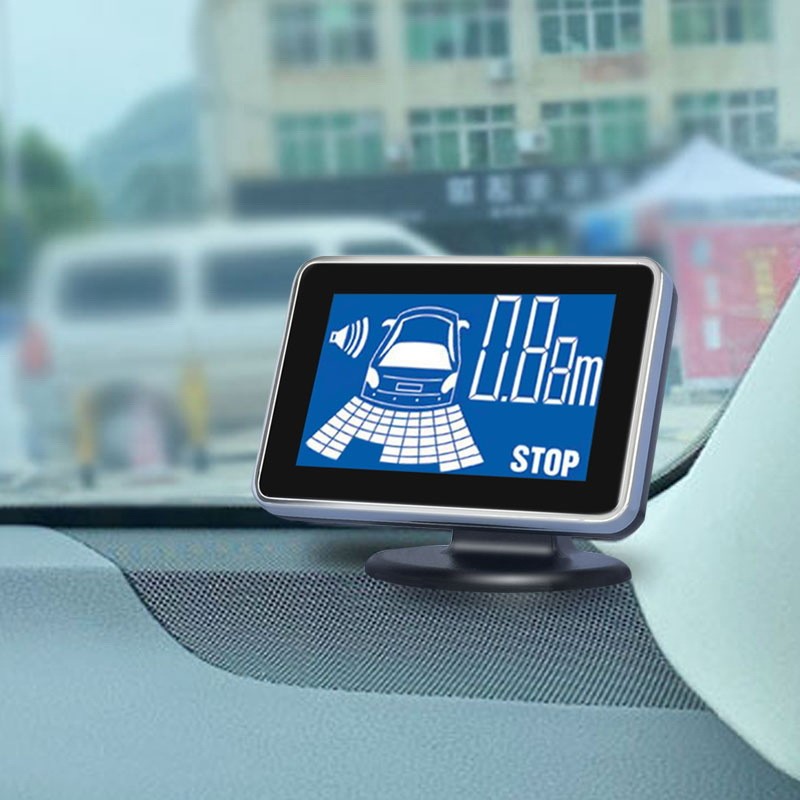 รถเสียงย้อนกลับเรดาร์ที่จอดรถช่วยสามารถติดตั้งวิดีโอย้อนกลับเครื่อง All-in-One ด้านหลัง 4 Probes โรง