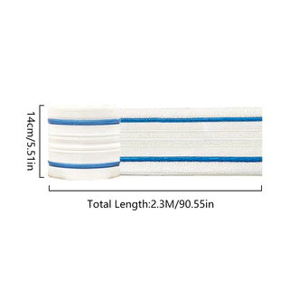 Self-Adhesive เพดานมุม Molding 14 ซม.x2.3 ม. ยืดหยุ่น Wall Trim Border สําหรับ Home Room Decor