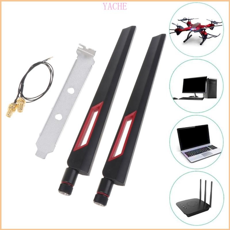 YECHE MHF4 ถึง SMA เสาอากาศหญิงสาย WiFi สําหรับ 7260NGW 7265NGW 8260NGW