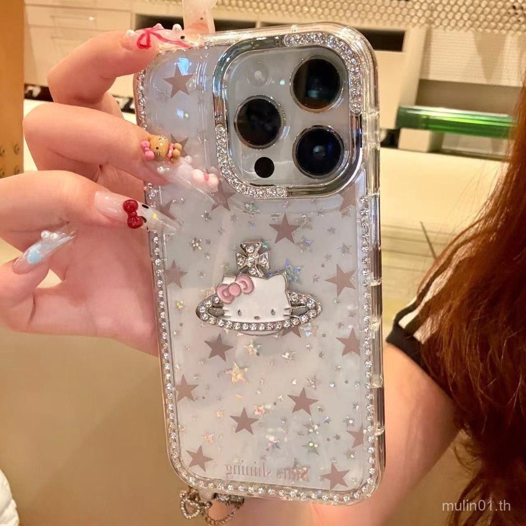 เคสโทรศัพท์ เหมาะสําหรับ iPhone Star Point Diamond Planet kt Cat เหมาะสําหรับ iPhone16PromaxiPhone เ