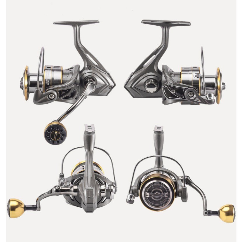 รอกตกปลา รุ่น LC รอกสปินนิ่ง รอกจิ๊กกิ้งโลหะ รอกแคสติ้ง ราคาถูก แรงเบรก 12BB ลากสูงสุด 30 กก. ตลับลูกปืนปลาคาร์ป - รูปที่ 6