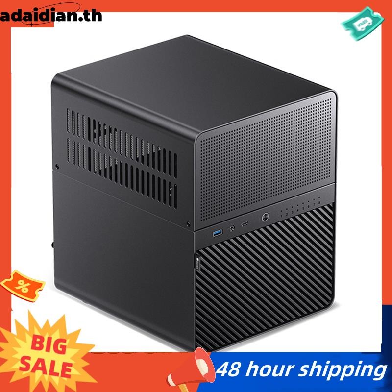 N3 NAS Mini ITX Case 8 รองรับฮาร์ดดิสก์, แชสซีอลูมิเนียม, คูลเลอร์ CPU 130 มม., กราฟิกการ์ด 250 มม.,