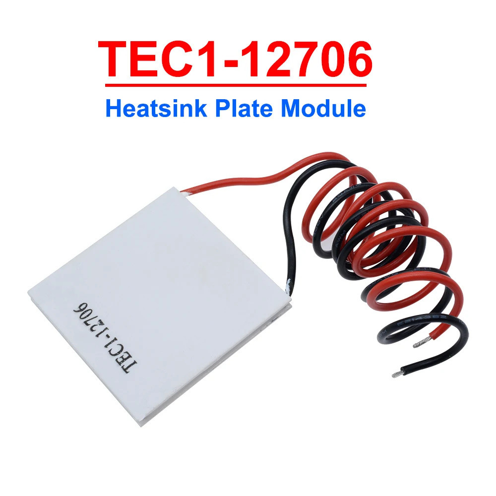 12V TEC 12706 TEC1-12706 TEC1 12706 แผ่นฮีทซิงค์โมดูล 40*40 มม. Thermoelectric Cooler Peltier Semico