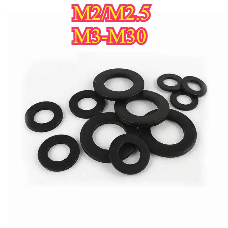 เครื่องซักผ้าแบบแบนเกรด 8 (สีดํา) เครื่องซักผ้า M2/M2.5/M3-M30 (HA-LR-TH)