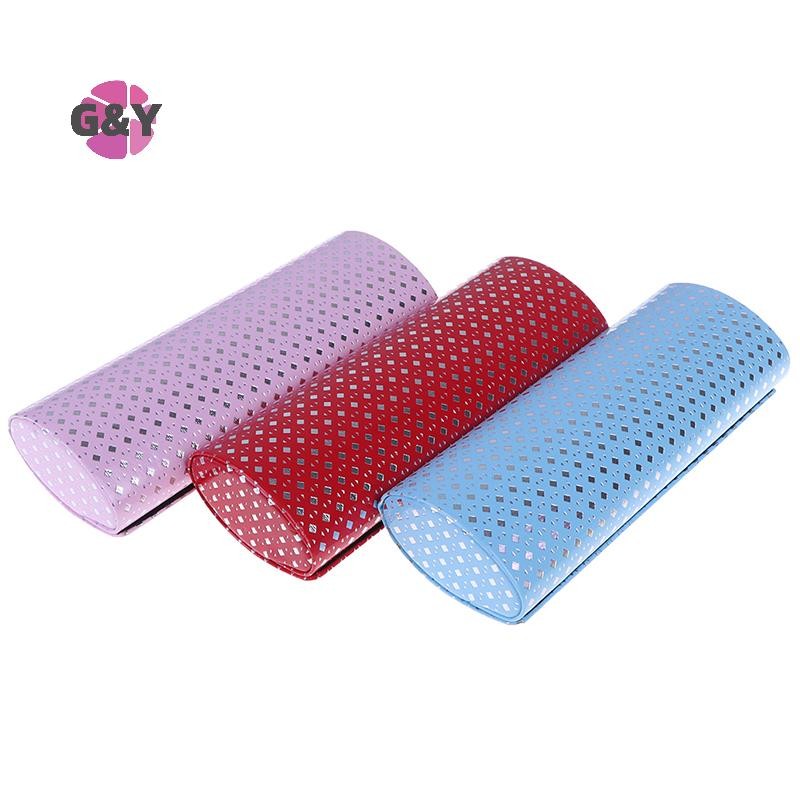 G&Y Hard Glasses Case Spectacle Box Glasses Case กล่องสายตาสั้น Oval Handmade Box COD