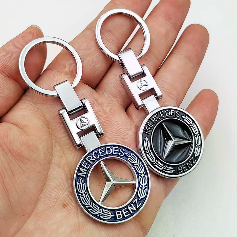 Benz รถสร้างสรรค์โลหะพวงกุญแจรถจี้พวงกุญแจรถยนต์สําหรับ Mercedes Benz