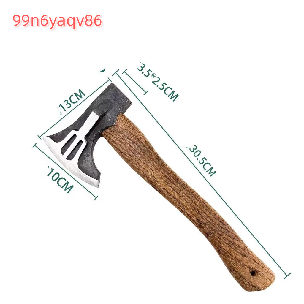 กลางแจ้งแบบพกพา Niman Axe Camper ขวาน Tomahawk แยกฟืนสับกระดูกขวานมือปลอมแปลงงานไม้ Kaishan