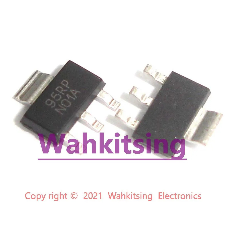 100 ชิ้น LM317EMP SOT-223 N01A LM317 SMD 3-Terminal ปรับตัวควบคุมทรานซิสเตอร์ชิป IC
