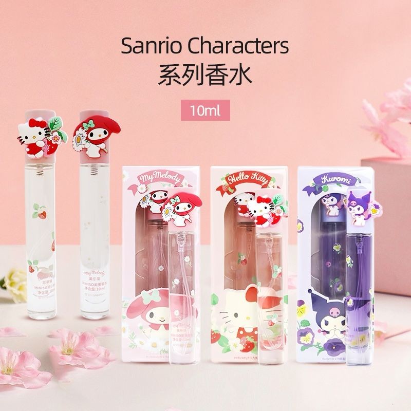 MINISO MINISO MINISO Hello Kitty Sanrio Ghost Horse Kuromi Long Lasting Fragrance Ladies