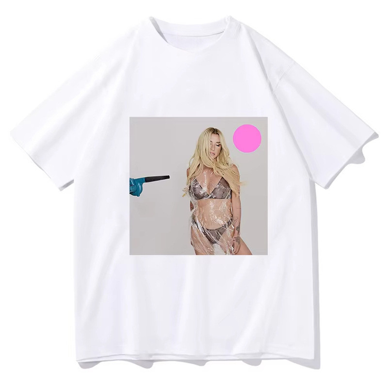 เสื้อยืดพิมพ์ลายคอนเสิร์ต Kesha และ T-Pain 'YIPPEE-KI-YAY' ปี 2025