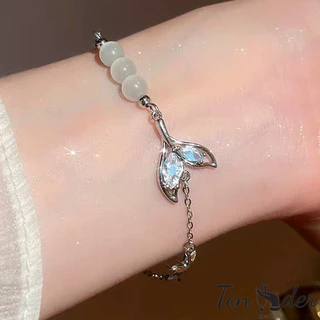 COD-ส่งเร็วจากไทย🎀สร้อยข้อมือ ปลาดาว รูปเปลือกหอย ประดับไข่มุก แฟชั่น หรูหรา หวาน ผู้หญิงที่ เครื่องประดับแฟช-Ten