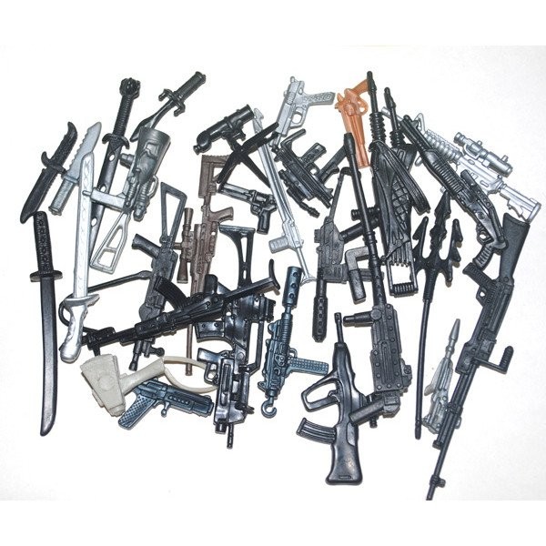 Hasbro 3.75 GIJOE อุปกรณ์เสริมกองกําลังพิเศษอาวุธ 20 ชิ้นต่อแพ็ค