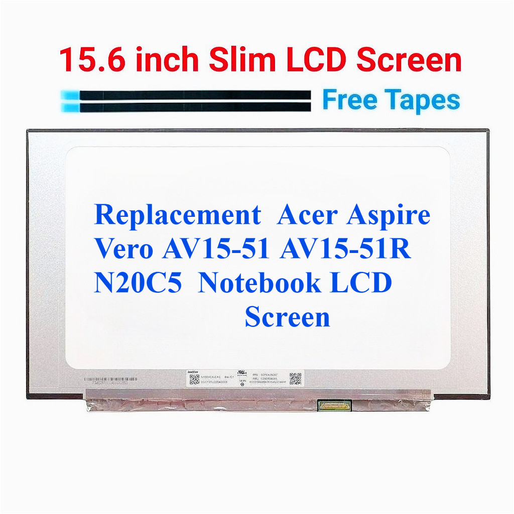 เปลี่ยนหน้าจอ LCD โน๊ตบุ๊ค Acer Aspire Vero AV15-51 AV15-51R N20C5