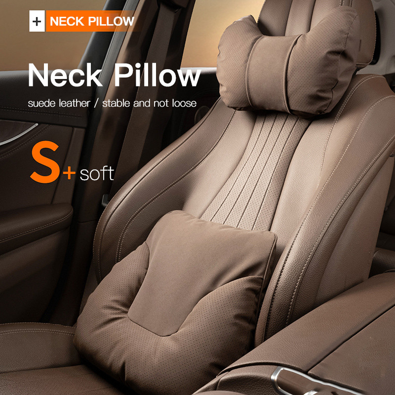 รถHeadrest/LumbarสนับสนุนTravel RestรถคอหมอนเบาะเอวสําหรับMercedes Benz AMG W204 W205 W206 W166 W212