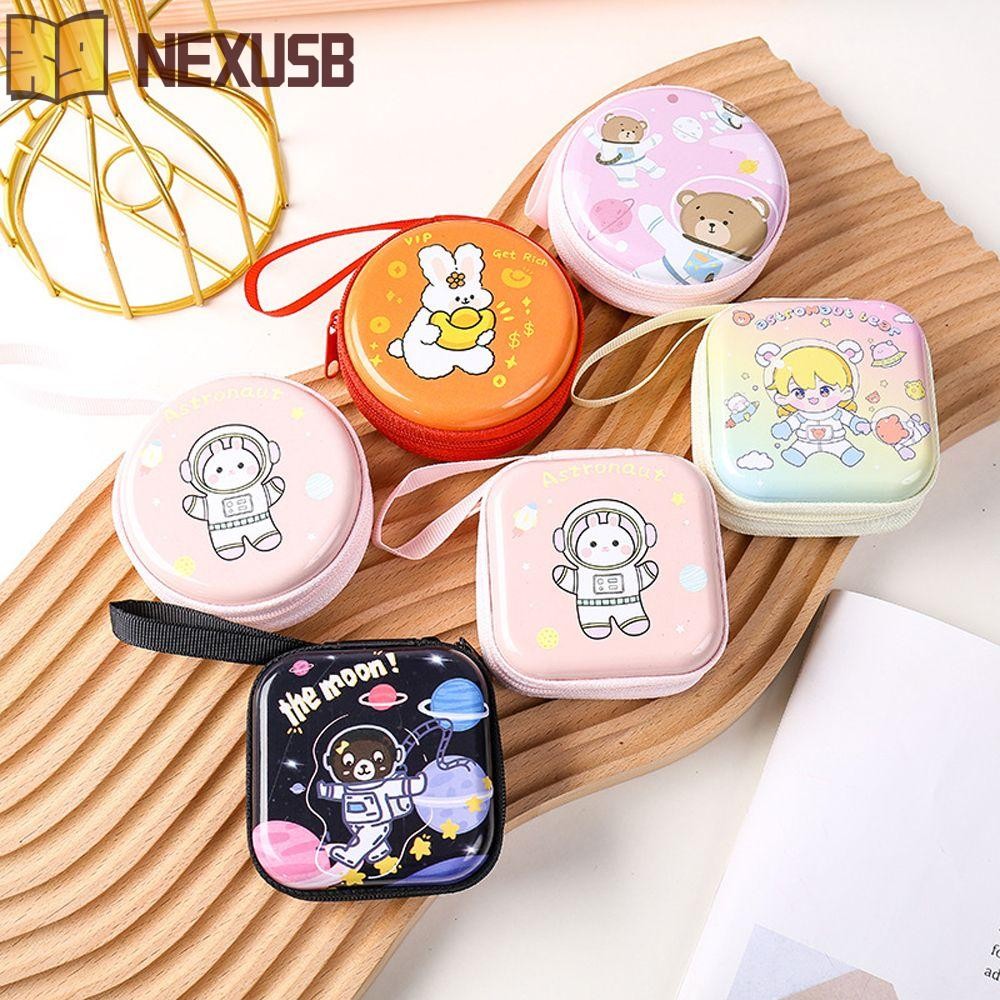กระเป๋าสไตล์นักบินอวกาศ ขนาดเล็ก USB และออแกไนเซอร์ สำหรับใส่หูฟังและกระเป๋าสตางค์ ออกแบบมาสำหรับนักเรียนและเด็ก