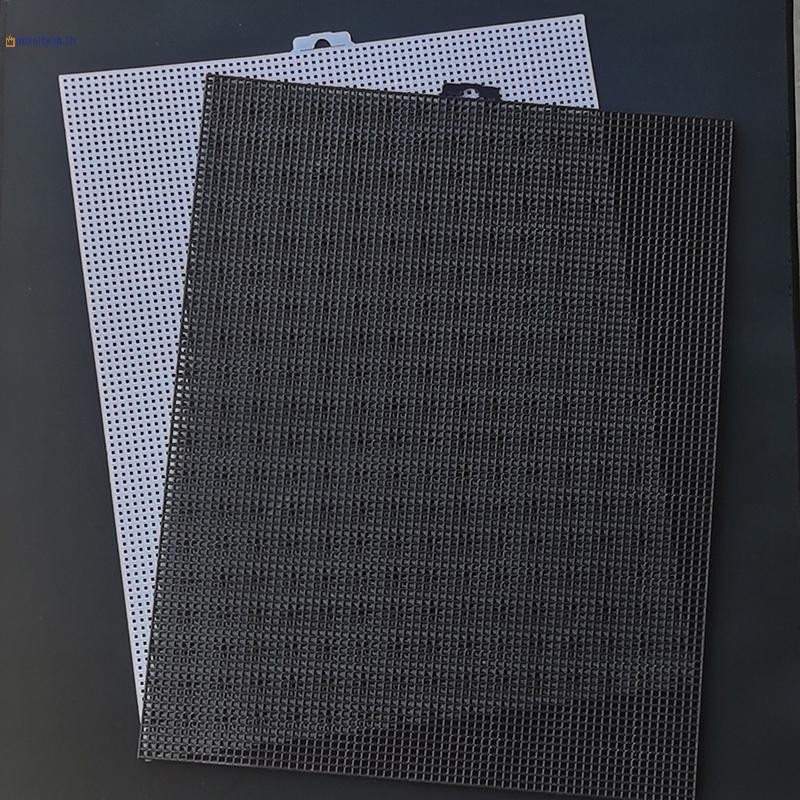 NLY แผ่นพลาสติก 14Cunt ผ้าตาข่ายพลาสติก Cross ผ้าใบ Eye ตาข่ายสําหรับเย็บปักถักร้อย DIY หัตถกรรมถัก N