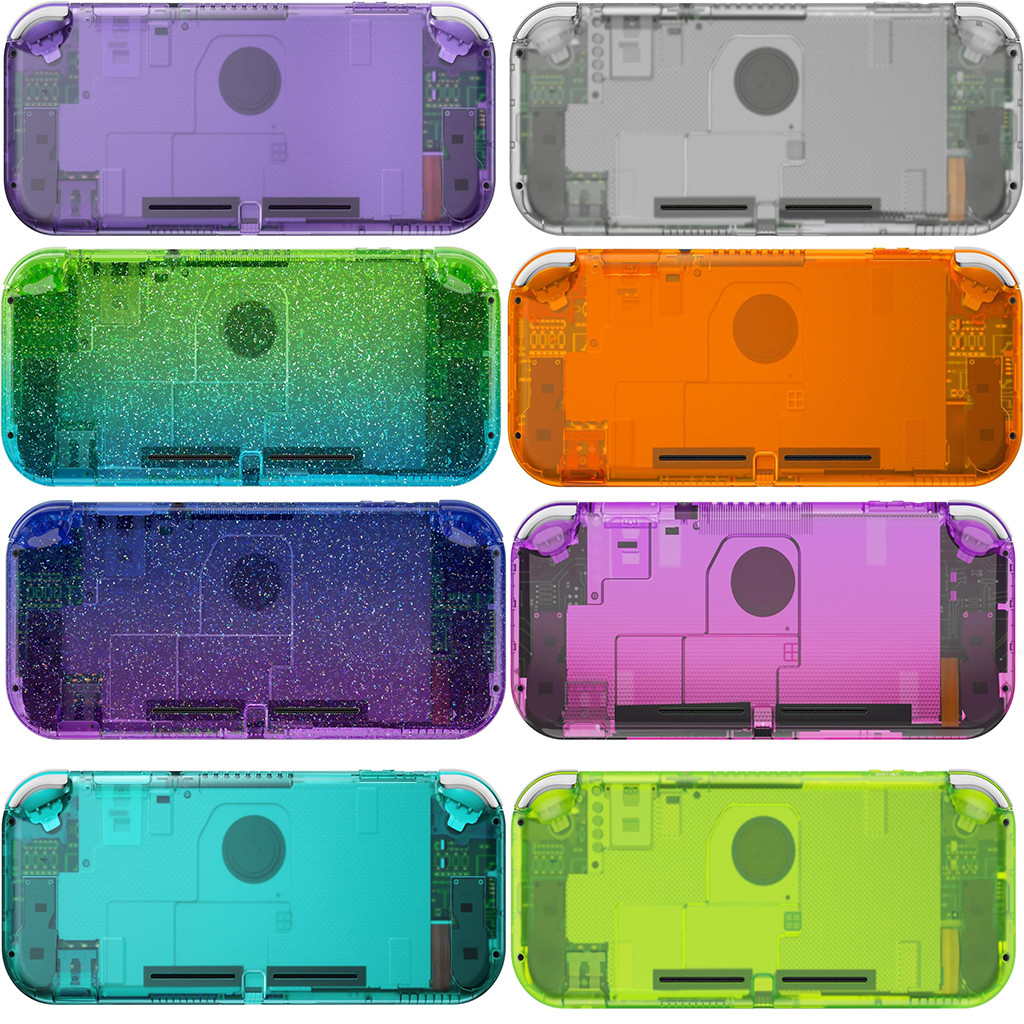 DIY เปลี่ยนเปลือกครบชุดสําหรับ Nintendo Switch Lite, เปลี่ยนเปลือกครบชุดพร้อมปุ่ม ABXY และตัวป้องกันหน้าจอ