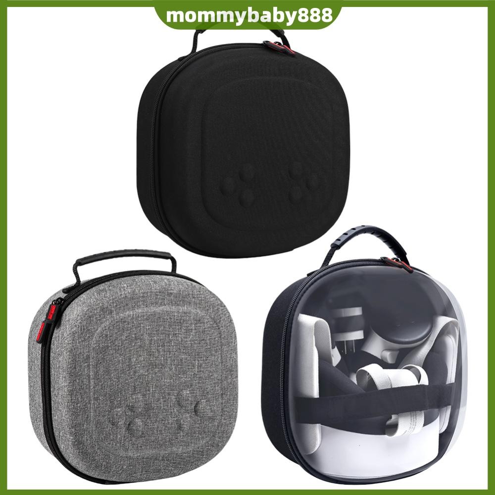 จับกระเป๋าถือกันกระแทก VR ชุดหูฟังกระเป๋าเก็บตาข่ายกระเป๋าเดินทางกระเป๋าเก็บบ้านสําหรับ Meta Quest 3