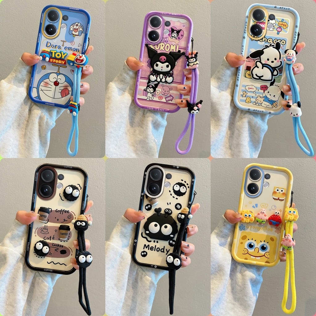 เคส VIVO V60 เคสโทรศัพท์ซิลิโคนอ่อนนุ่มป้องกันการตกลายการ์ตูน