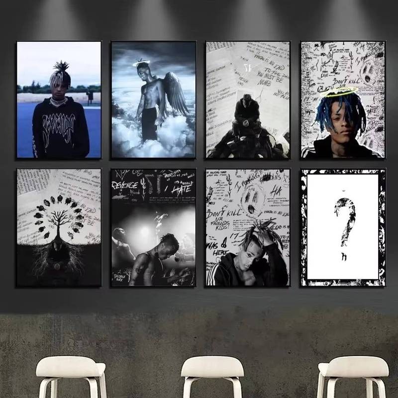 X-XXXTentacions 17 Rapper Poster Gallery Print Wall Canvas Art Home Decor