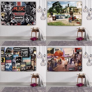 [ส่งจากไทย จัดส่งเร็ว] โอเอซิส โอเอซิส วงธงหินบาร์คอนเสิร์ตต…