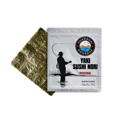 สาหร่ายห่อข้าวโนริ ขนาด 10 แผ่น/แพ็ก SUSHI NORI SEAWEED  GRADE A 10PCS/PACK