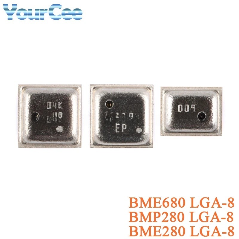 BME680 BME280 BMP280 LGA-8 SMD MEMS ดิจิตอลความดันก๊าซอุณหภูมิความชื้นเซนเซอร์ชิป IC