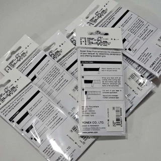 🇹🇭กริปพันด้ามไม้แบด/เทนนิส AC108EX YY Super Grap Pure ผิวหนึบ พรี่เมี่ยม บรรจุ 1 ชิ้น