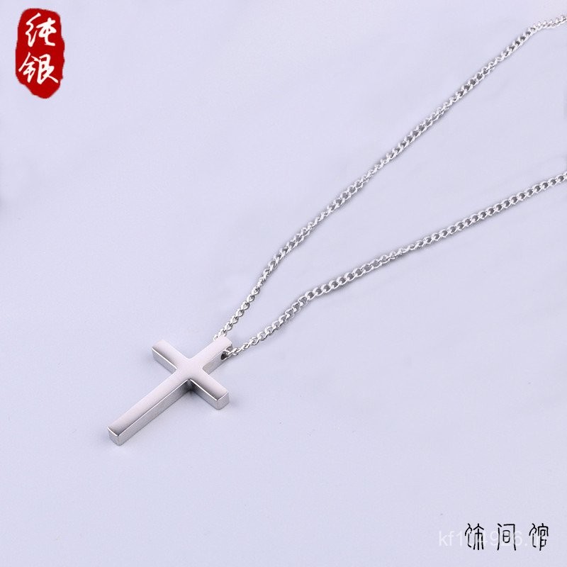 จี้และสร้อยคอนามธรรมแบบยุโรป-อเมริกัน s925 เงินสเตอร์ลิง ออกแบบทันสมัยKI3C