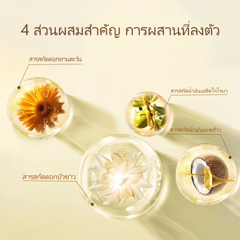BODANA วอเตอร์ ลิลลี่ เอสเซนส์ ออยล์ สกินแคร์ ผิว ใบหน้า ความชุ่มชื้น ออยล์บำรุงผิวหน้าจากดอกบัวขาว thumbnail 7