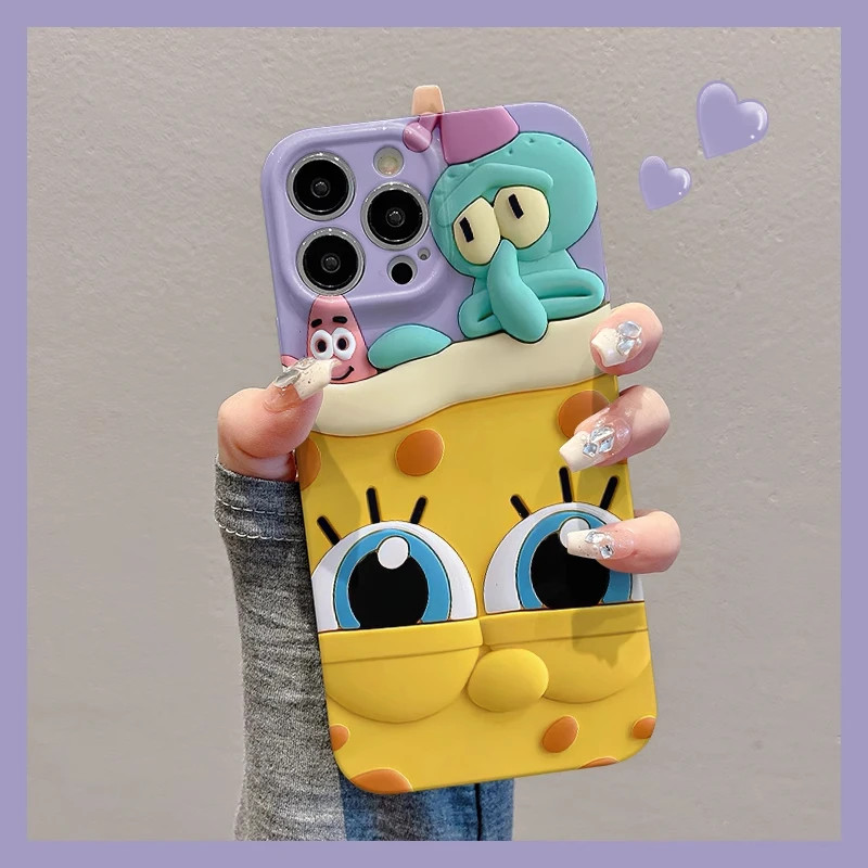 ฟิล์ม SpongeBob SquarePants เหมาะสําหรับ vivos30 เคสโทรศัพท์สไตล์ใหม่ vivox200pro กรณี iqooneo10 รวม