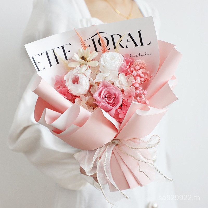 กล่องของขวัญดอกไม้แห้ง สำหรับวันวาเลนไทน์และวันสำคัญ พิเศษสำหรับแฟน ขายส่ง 9 JTI