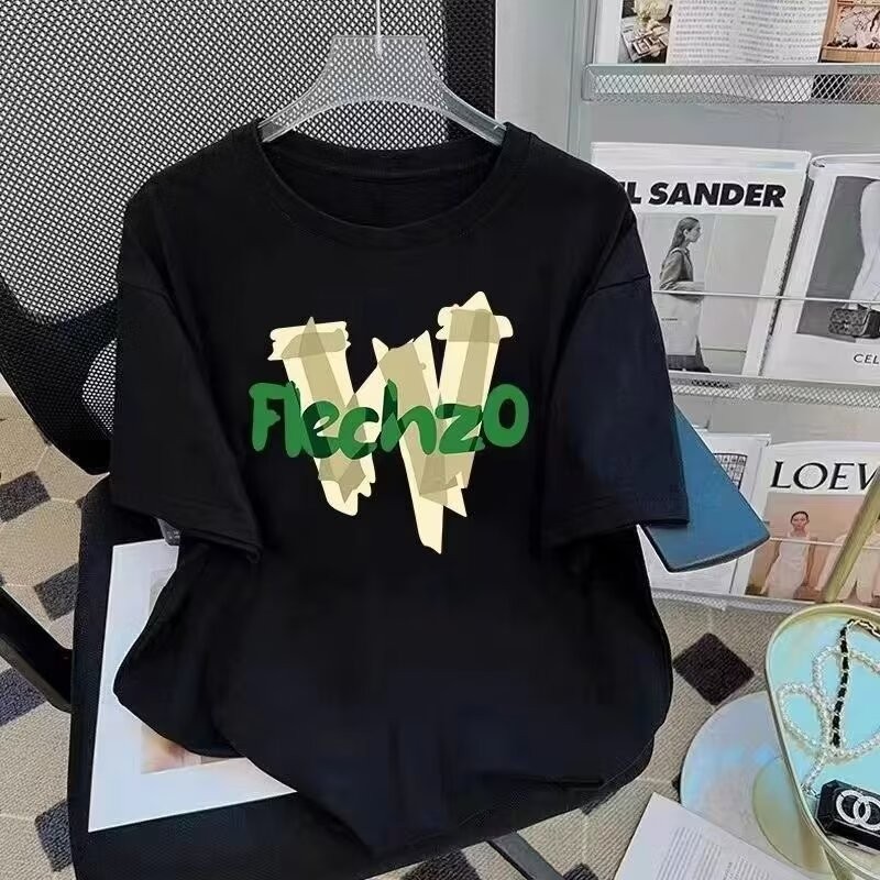 2025 NEW 2025P12 (Combed Cotton) C-852 Black/White/S-5XL Size new23 B6C0