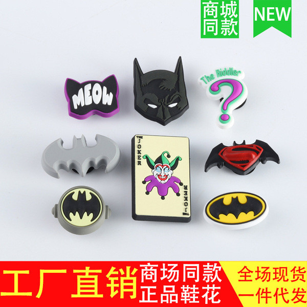 jibbitz crocs jibbitz crocs ของแทั รองเท้าHero Clown แบบดอกไม้ PVC สำหรับการดีไอวายและตกแต่ง