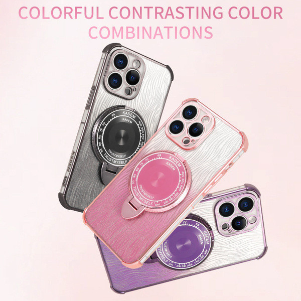 เคส vivo y200 เคส vivo y200 5g เหมาะสําหรับ VIVO Y11 โปร่งใสไฟฟ้า Y02 Gradient Y37 สี่มุมกันกระแทก Y