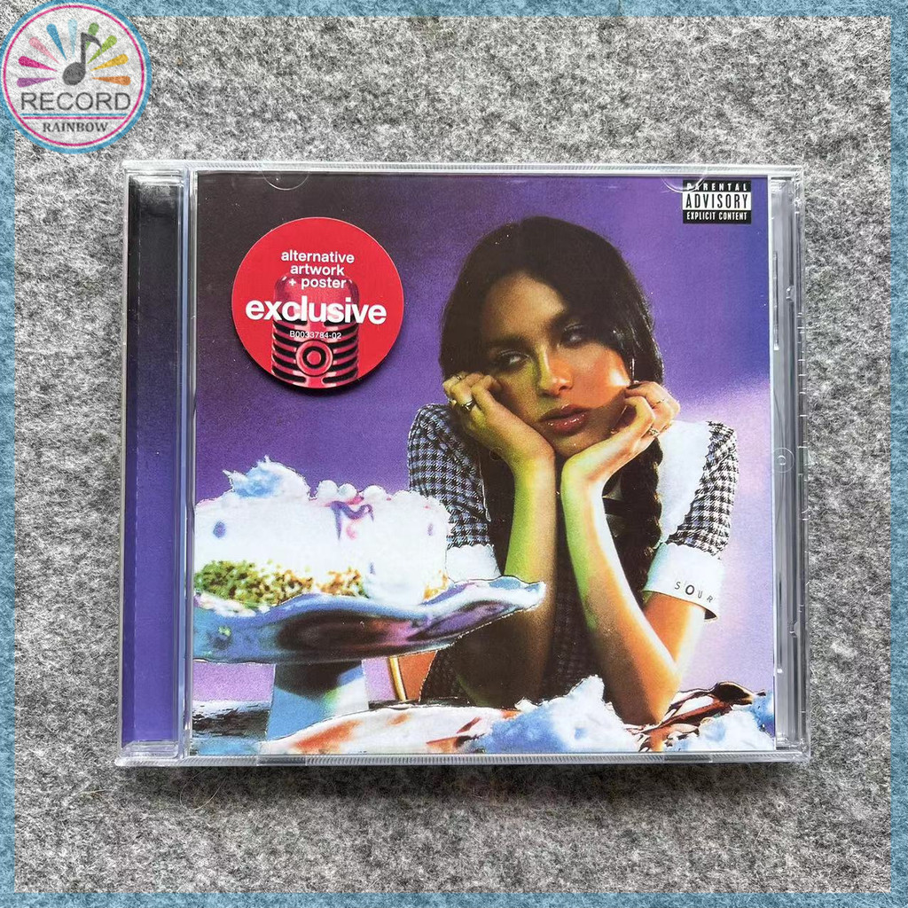 Olivia Rodrigo SOUR Target Exclusive Alternative Artwork + โปสเตอร์ CD อัลบั้มใหม่เอี่ยม [ปิดผนึก] O