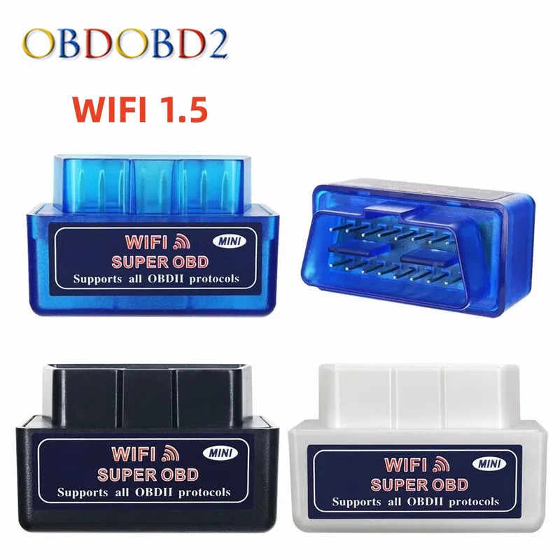 ใหม่ Super Mini Elm327 Wifi OBD2 อะแดปเตอร์ ELM327WiFi OBD2 เครื่องสแกนเนอร์รหัสอัตโนมัติสําหรับ IOS