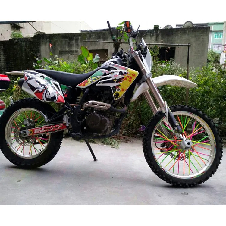 รถจักรยานยนต์ล้อขอบ Spoke Skin Cover Wrap Tube สําหรับ Suzuki Gsxr1100 Gsxr400 Gt250 Gt550 Rg500 Rgv