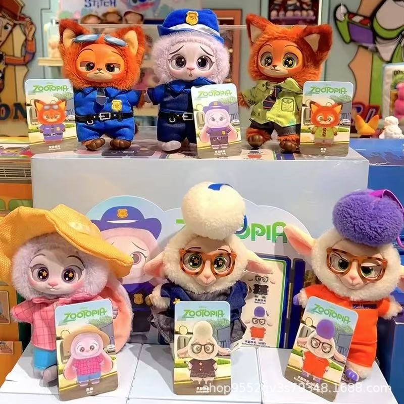 Zootopia ตุ๊กตาไวนิลแบบกล่องตาบอด ของขวัญเด็กผู้หญิง (จิ๋วลุ้นสุ่ม)