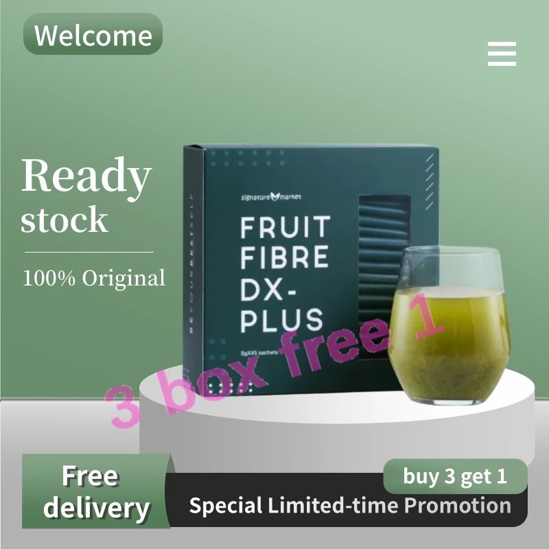 buy 3 free 1 Ready stock - Fruit Fibre DX-Plus - Premium Fruit Fibre Supplement​ EXP 2027.6