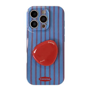 รวมทุกอย่างสีแดงและสีน้ําเงินลายสีแดงสามวงกลมขาตั้งเคสโทรศัพท์ป้องกันเหมาะสําหรับTPUสําหรับiPhone 11 12 13 14 15 16 17Pro Max Plus x xr xs Max 7 8 Plus se2020