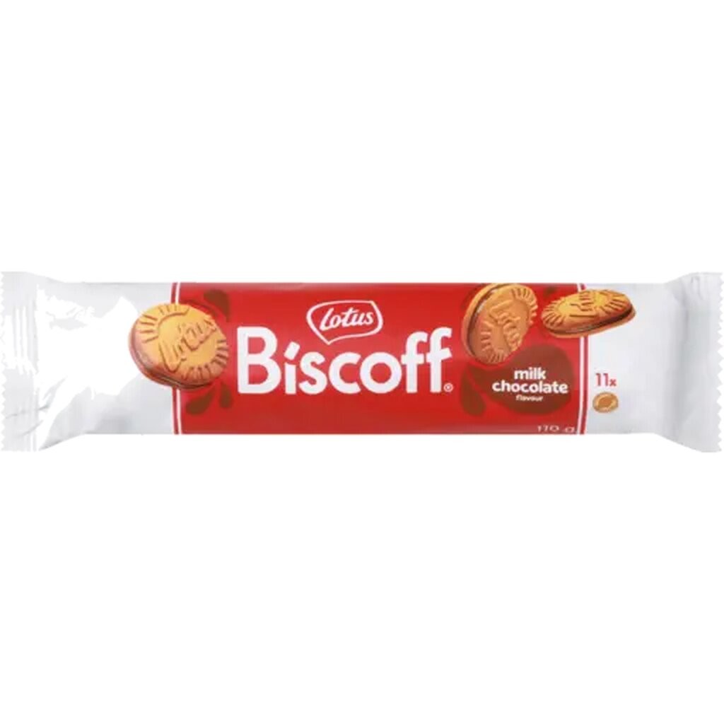 Lotus Biscoff Biscuit Caramelised Sandwich Biscuits with Milk Chocolate Flavor 110 g. (05-9375)