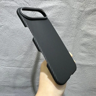 เคสโทรศัพท์เคฟล่าแม่เหล็ก iPhone 17 Pro Max air รูปแบบคาร์บอนไฟเบอร์เคสป้องกันเรียบง่าย
