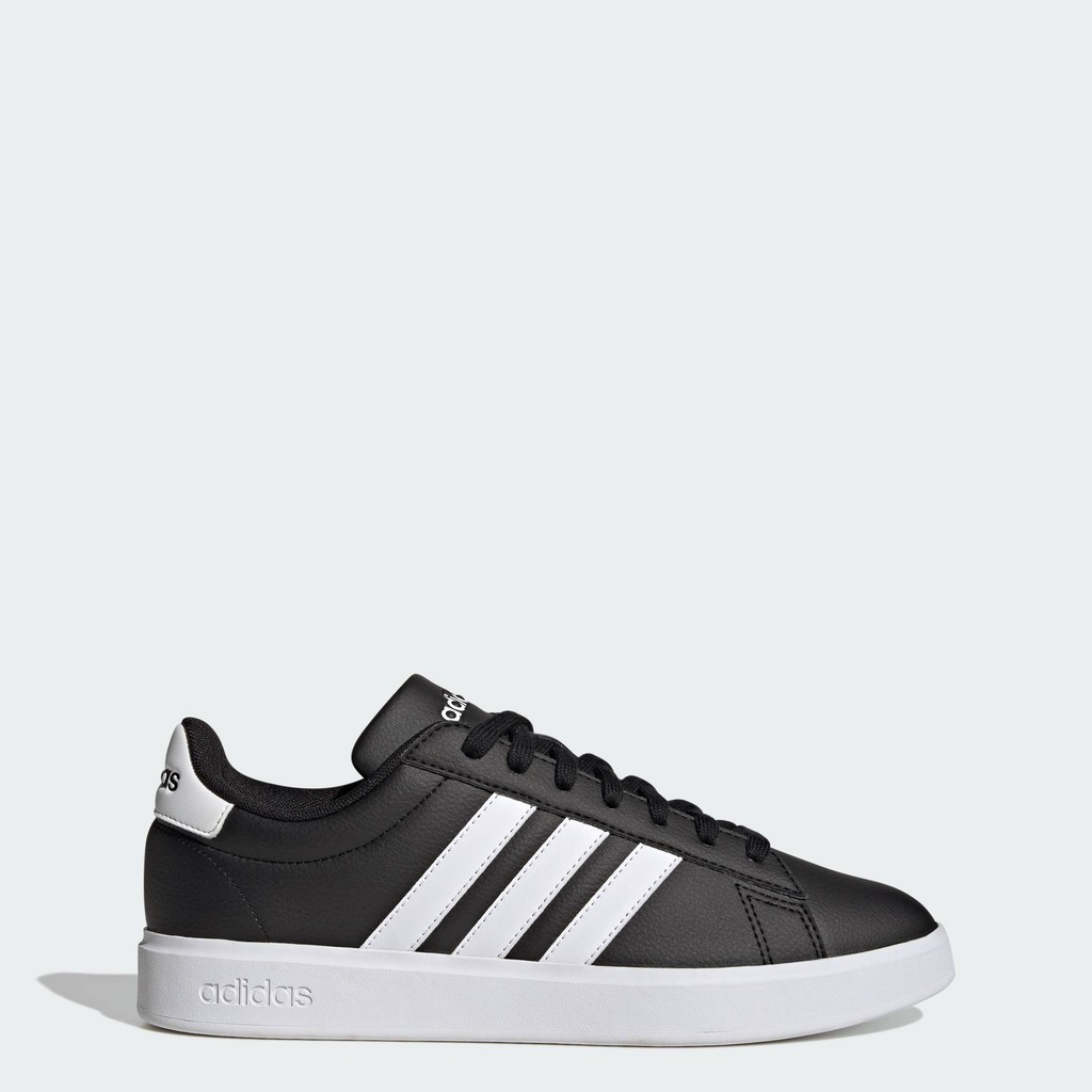 adidas ไลฟ์สไตล์ รองเท้า Grand Court Cloudfoam Comfort ผู้ชาย สีดำ GW9196
