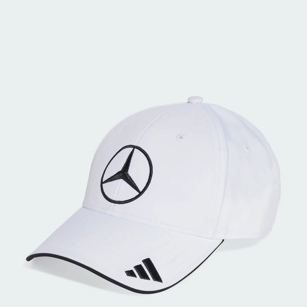 adidas Motorsport หมวกแก๊ปนักแข่งทีม Mercedes - AMG Petronas Formula One Unisex สีขาว JW6270