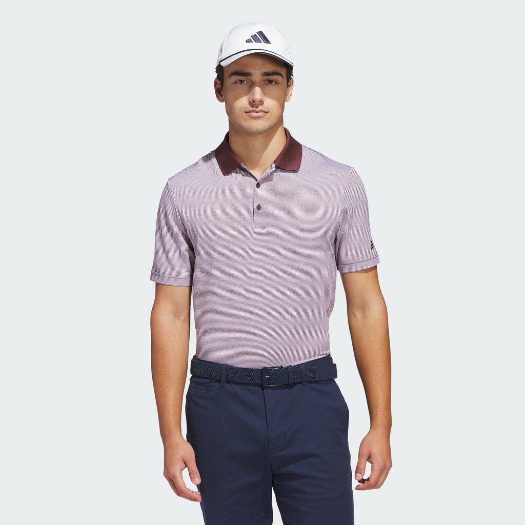 adidas Golf Ottoman Polo Shirt Men White JJ1724