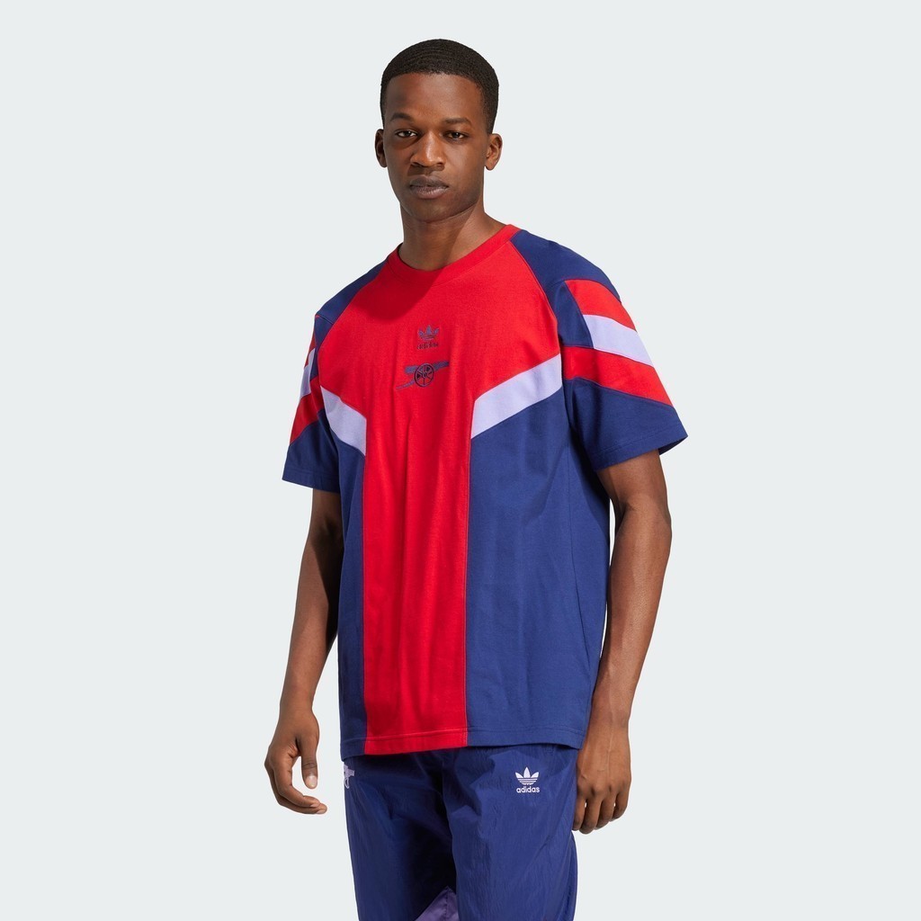 adidas ฟุตบอล เสื้อยืด Arsenal Originals ผู้ชาย สีน้ำเงิน IS6502
